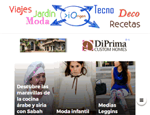 Tablet Screenshot of iorigen.com